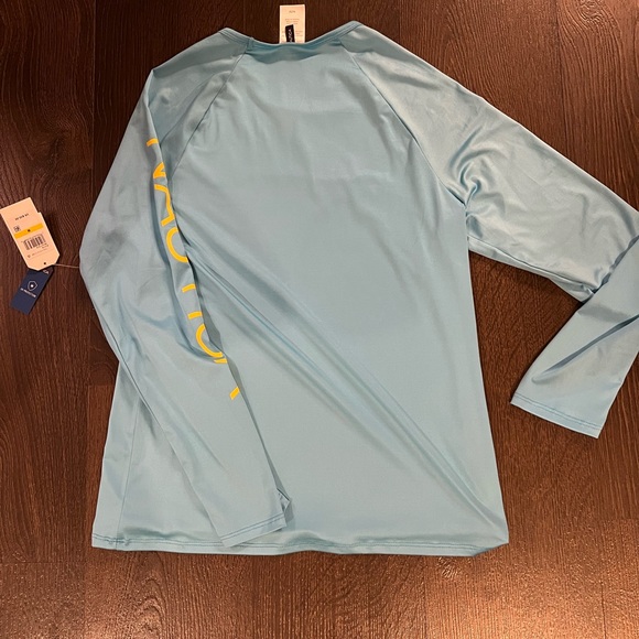 Brand New With Tags Blue Nautica Womens Long Sleeve Sun Protection Swim Shirt - Picture 3 of 7